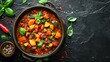 The Vibrant Vegetable Medley Stew, Ratatouille. Generative Ai.