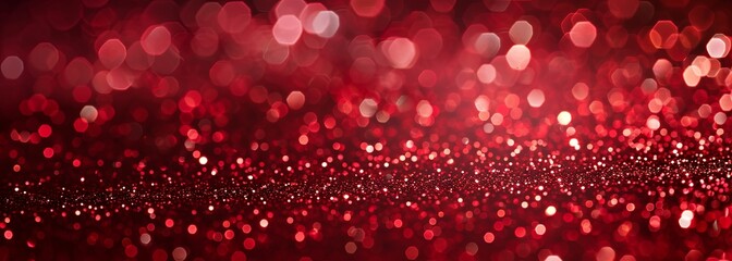 Wall Mural - Red glitter background. Beautiful abstract background