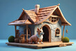 Dog house illustration