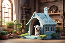 Dog House Illustration