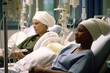 © Anatolii - Multiethnic cancer patients receiving chemotherapy treatment in a hospital.