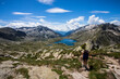 © Alberto Gonzalez  - Young hiker girl summit to Montardo Peak in AIguestortes and Sant Maurici National Park, Spain