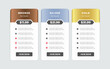 © Graphic Ocean - Vector modern pricing table design template
