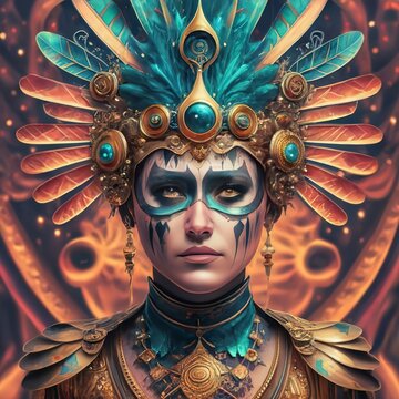 Digital art carnival design