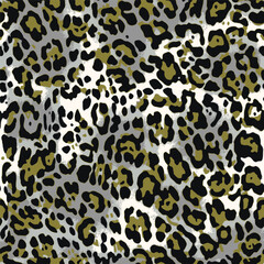 Wall Mural - leopard skin texture