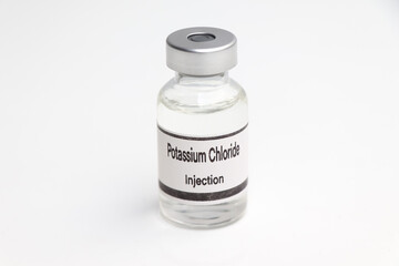 Sticker - Potassium Chloride in a vial, Chemicals used in medicine