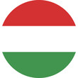 Hungary flag national emblem graphic element illustration template design. Flag of Hungary- vector illustration
