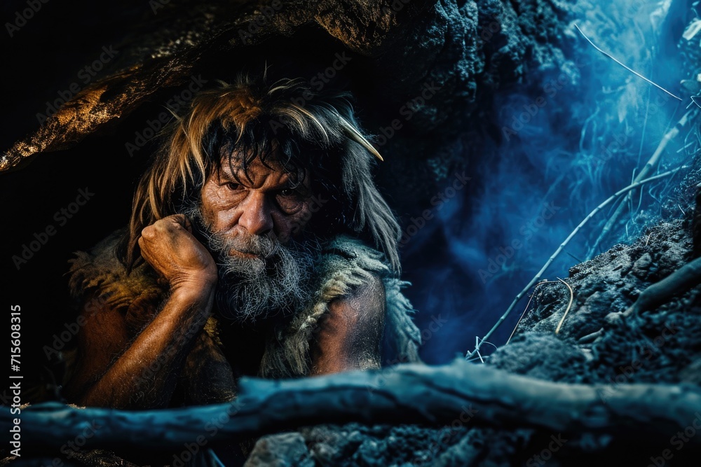 Chronicles of prehistoric life: primitive man, delving into the ...