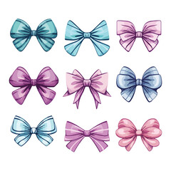 gift bow vector design illustration isolated on white background
