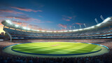 Fototapeta  - crowded Cricket Stadium