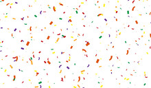 Multi-colored Confetti Falling With Transparent Backgrounds, Fireworks, And Pollen Are Often Used In Promotions And Celebrations. Confetti Used For Birthday Celebrations, Happy Anniversary