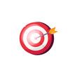 © cadhysign - Arrow hits target center