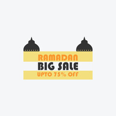 Ramadan big sale banner discount