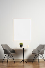 Wall Mural - Modern home mockup interior background