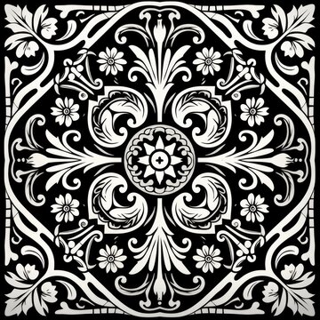 abstract ornament background or concept