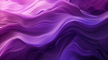 An Elegant Abstract Background Of Purple Waves With A Silk-like Texture.