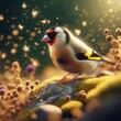Goldfinch in an amazing shot