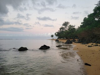 Poster - A Hawaiian beach 