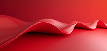Flowing red curves in a serene abstract design. Excellent for presentation backdrop.