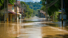 Floods Caused By Climate Change, Ai Generative