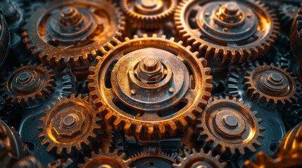 Poster - Wheels of Teamwork: A Gearwork of Success in Motion