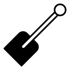 Poster - Paddle solid glyph icon