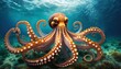octopus abstract background texture background concept artwork painting abstract luxury 