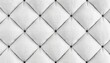 seamless subtle white diamond tufted upholstery pattern background texture overlay abstract soft puffy quilted sofa cushions or headboard displacement bump or height map 3d rendering