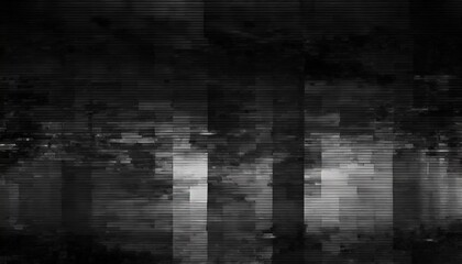 Wall Mural - digital pixel glitch abstract error background overlay distorted broken crt television or video game damage texture futuristic post apocalyptic cyberpunk white noise no signal backdrop