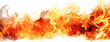 © Paulina - White Background With Red and Yellow Flames