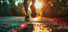 Jog With Sport Shoes, In The Style Of Bokeh Panorama, Chalky, Lens Flare, Signe Vilstrup