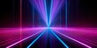 3d render, abstract minimal background, vertical pink blue neon lines, glowing in ultraviolet spectrum. Cyber space. Laser show. Futuristic wallpaper