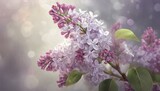 Fototapeta Kwiaty - Piękne kwiaty Bzu, tapeta, dekoracja. Generative AI