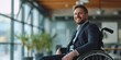 © piai - Handsome businessman in wheelchair