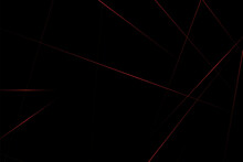 Abstract Black With Red Lines, Triangles Background Modern Design. Vector Illustration EPS 10.