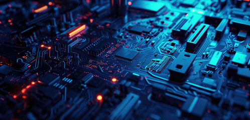 Aufkleber - technology background