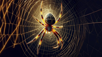 spider on the web