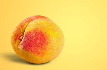 Canvas Print - Tasty sweet ripe Peach fruit