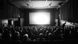 Host a silent film festival with classic movies from the silent era. The absence of people in the auditorium enhances the quiet, nostalgic atmosphere. Generative AI