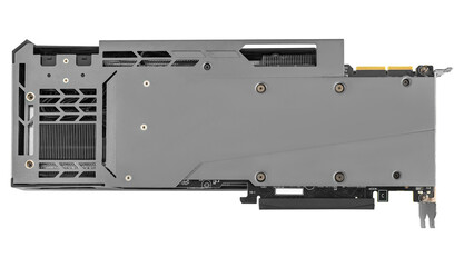 Poster - Video card with a powerful graphics processor, graphics adapter