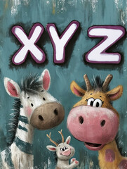 Wall Mural - XYZ animals