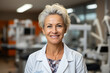 © ImagineStock - Portrait of mature female dentist in dental clinic. ai generated