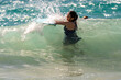 © Allison - boogie boarding and playing in the water at Poipu beach