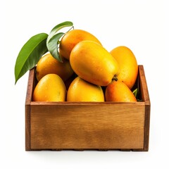 Wall Mural - apricots in a basket