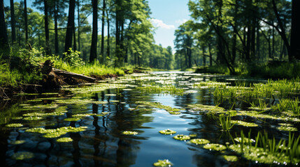 Wall Mural - pond in the park