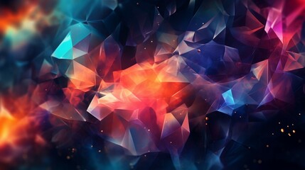 Poster - A nice abstract digital background Ai Generative