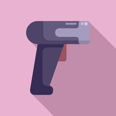 Poster - handle scanner smart icon flat vector. sign design city. device cellular