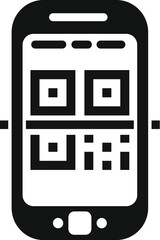 Poster - scan sign pay icon simple vector. scan receipt. check city id hold