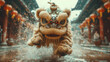 Lion Dance in Action