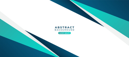 Wall Mural - blue green geometric dynamic colors and futuristic and modern background. suitable for banners, flye